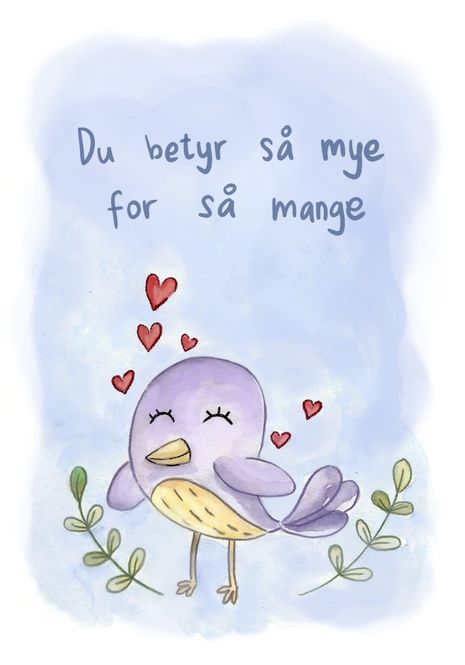 Hovedbilde Du betyr så mye - Anne C. Rosendahl