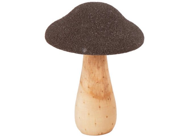 Hovedbilde Sopp tre natur brun sand topp 8,5x12,5cm