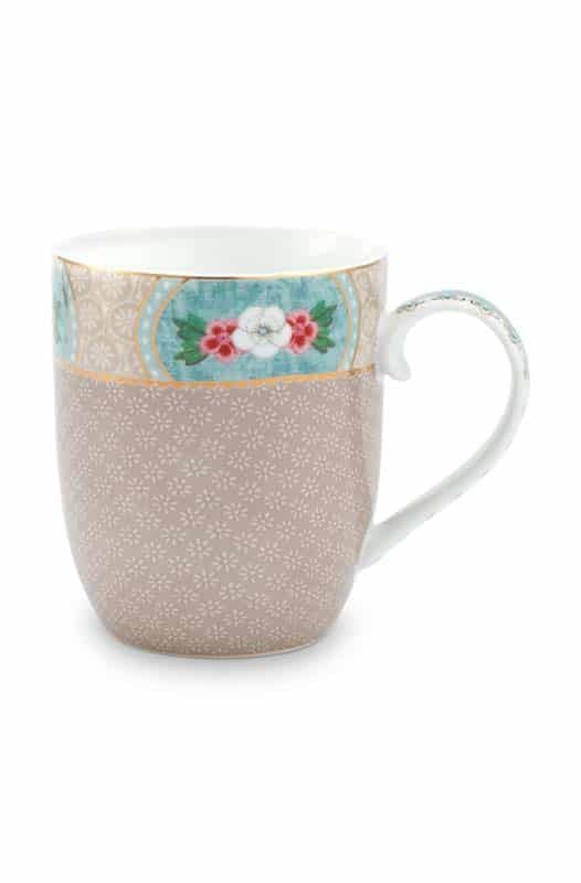 PiP Blushing Birds Khaki, Krus lite 145ml