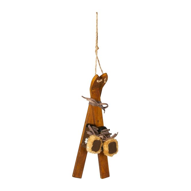 Hovedbilde Ski dekorasjon, 5x3x28 cm, tre