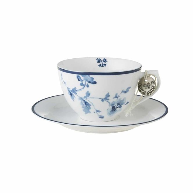 Hovedbilde Laura Ashley Chinese Rose Blå/hvit Cappuccino ...