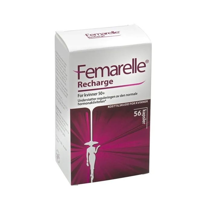 Hovedbilde Femarelle recharge 50+ 56 kapsler