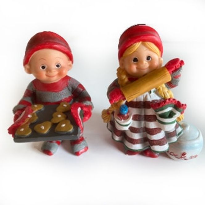 Hovedbilde Babynisse baker, H:6 cm, 2 ass, poly