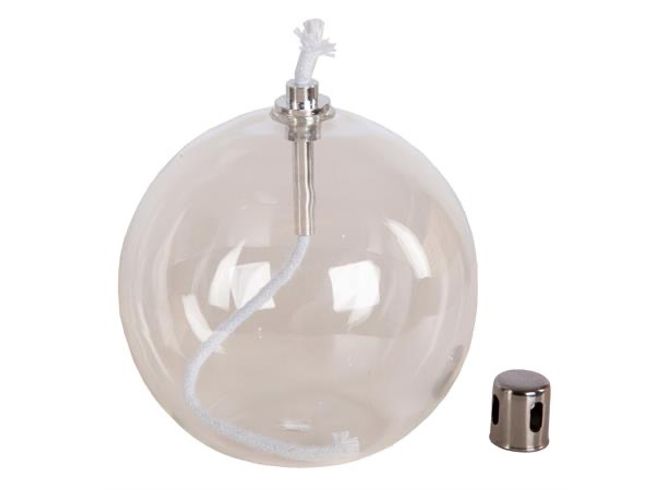 Hovedbilde Oljelampe glass klar 10x9cm