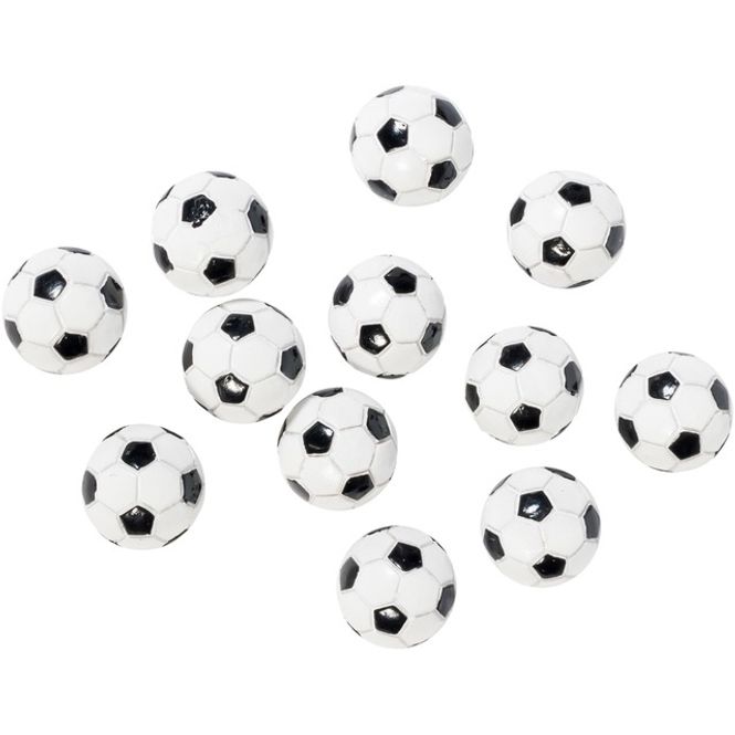 Hovedbilde Fotball poly 2,2 cm 12stk i pose