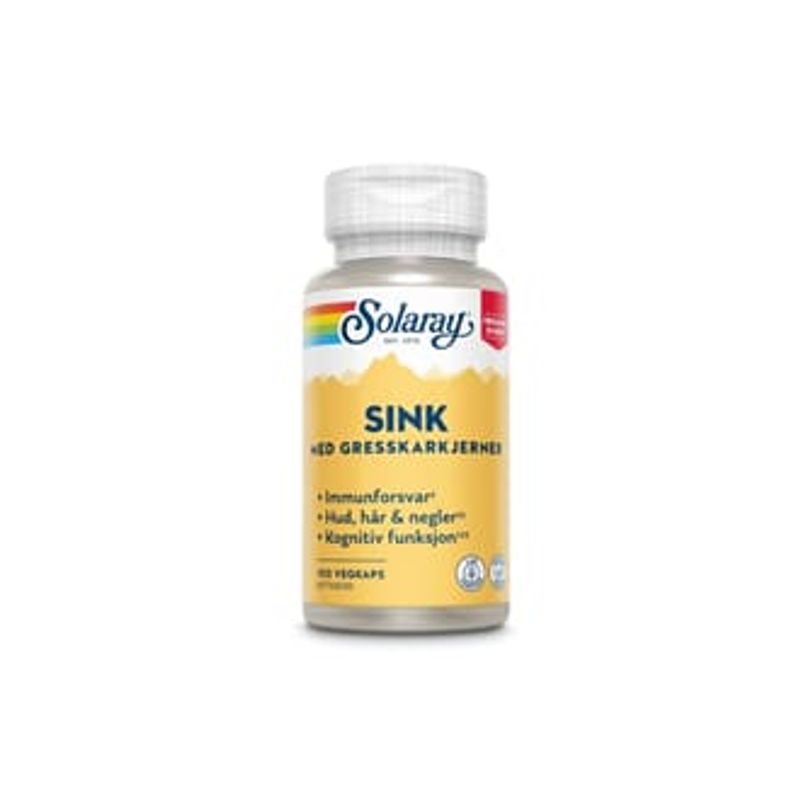 Solaray Sink 14 mg 100 kap