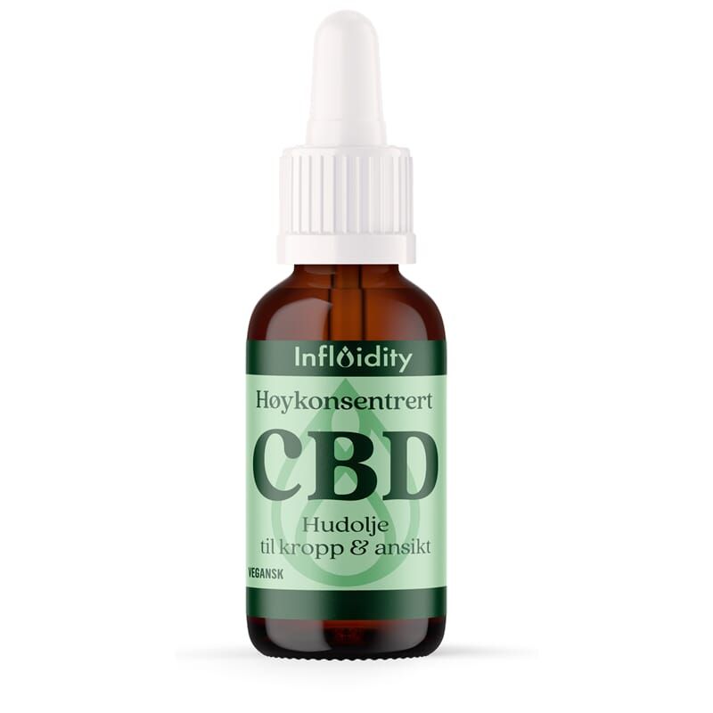 Høykonsentrert CBD hudolje 30 ml