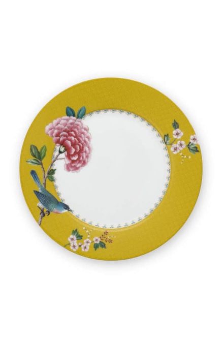 Hovedbilde Pip Studio Blushing Birds Gul - Asjett 21 cm 