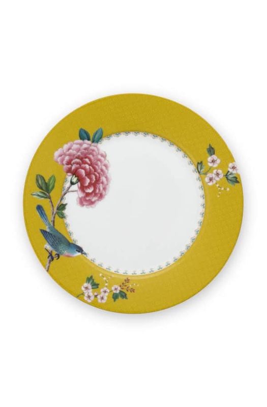 Pip Studio Blushing Birds Gul - Asjett 21 cm 