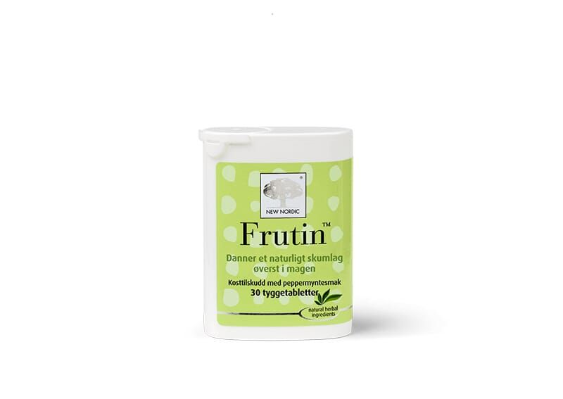 New Nordic Frutin for magen 30 tyggetabletter