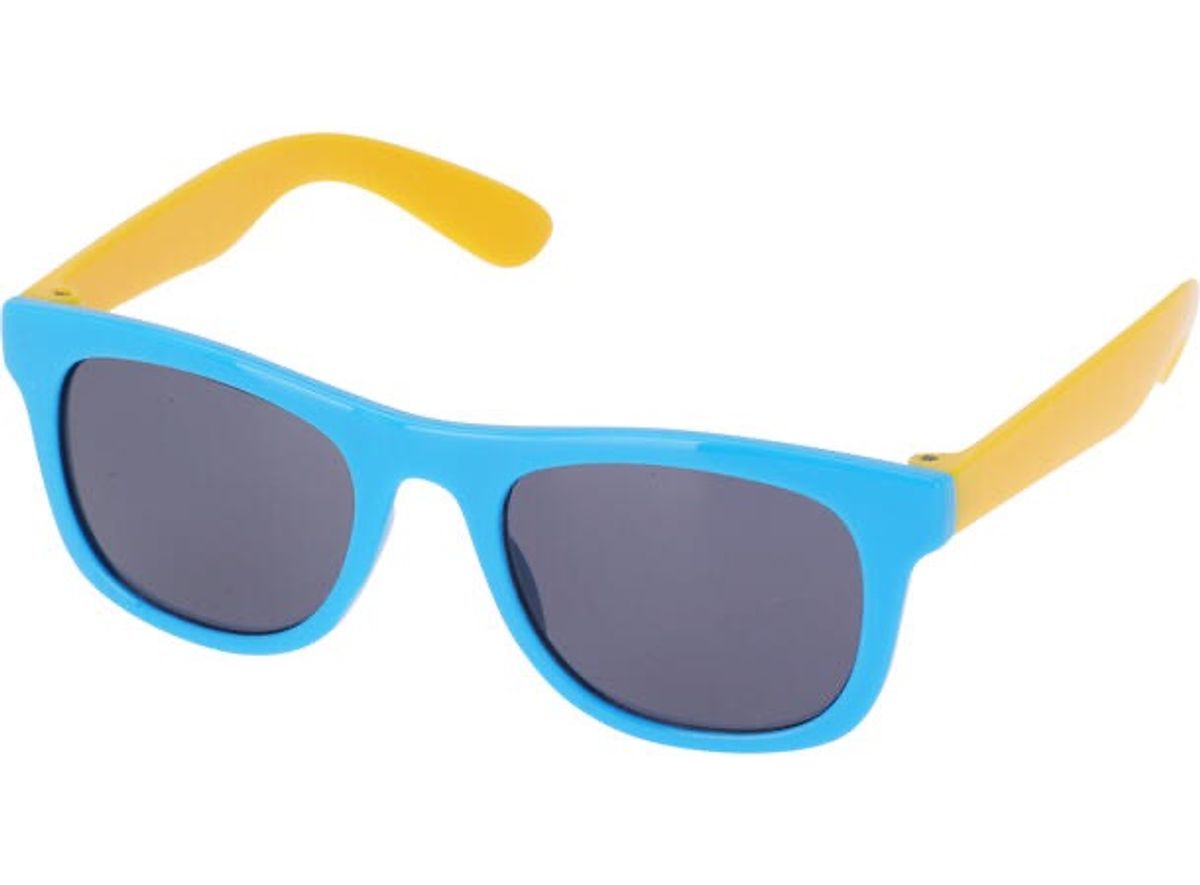 Solbriller barn 12x12x3cm med stoffpose  6ass