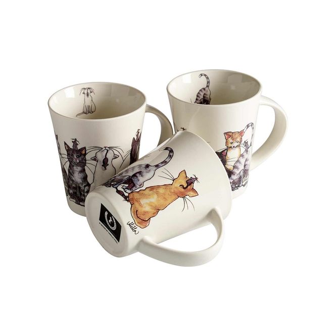 Hovedbilde Krus Katt, assortert, H:11 cm, 30cl
