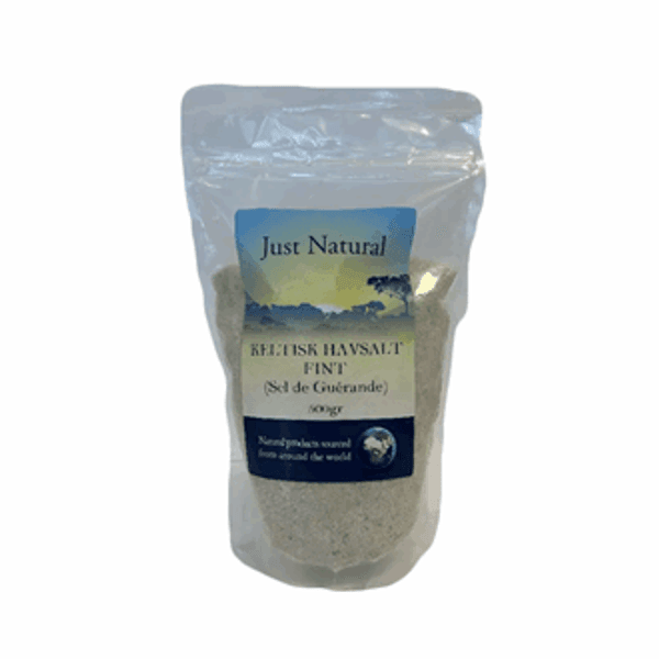 Hovedbilde Just natural keltisk havsalt fint 500 gr