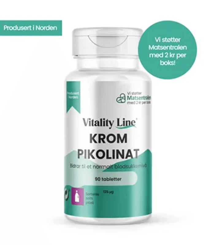 Vitality line krom pikolinat 90 tabletter