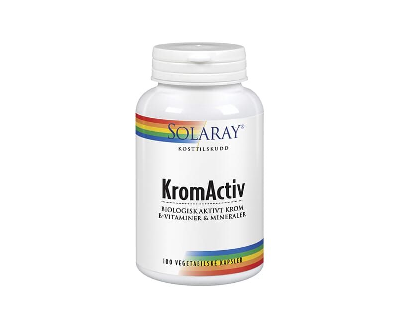 Solaray kromactiv 100 tabletter
