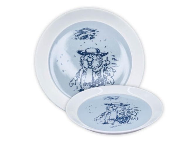 Hovedbilde Flåklypa asjett - Ludvig i snøføyka