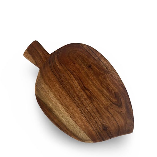 Hovedbilde WOODY SERVING PLATE LEAF 1