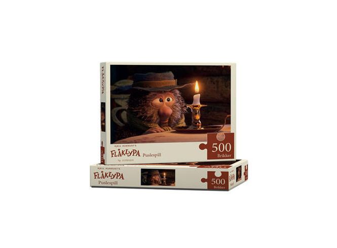 Hovedbilde Flåklypa Puslespill 500 Juleflammen