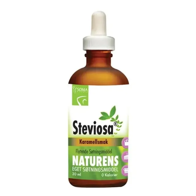 Hovedbilde Supernature steviosa flytende karamell 30 ml