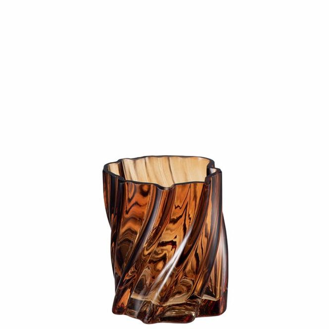 Hovedbilde WENDY Telysholder D9 H10 cm amber