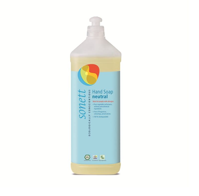 Sonett nøytral håndsåpe refill 1l økologisk