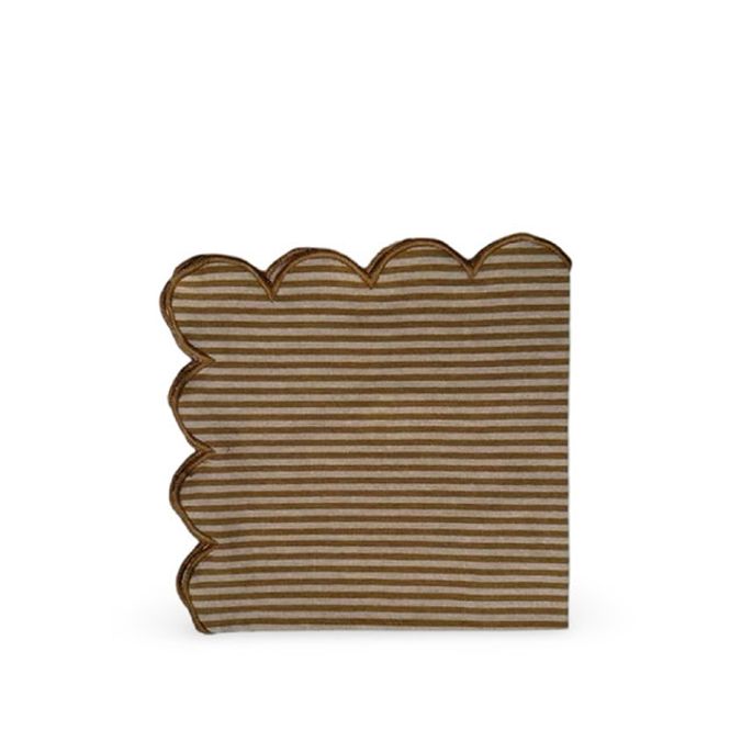 Hovedbilde Tøyservietter Scallop Stripe Mustad 