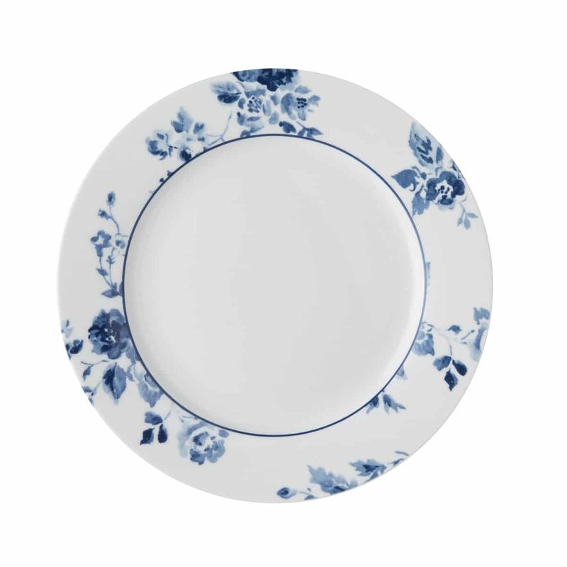 Laura Ashley Chinese Rose Blå/hvit Frokostasjett 20 cm