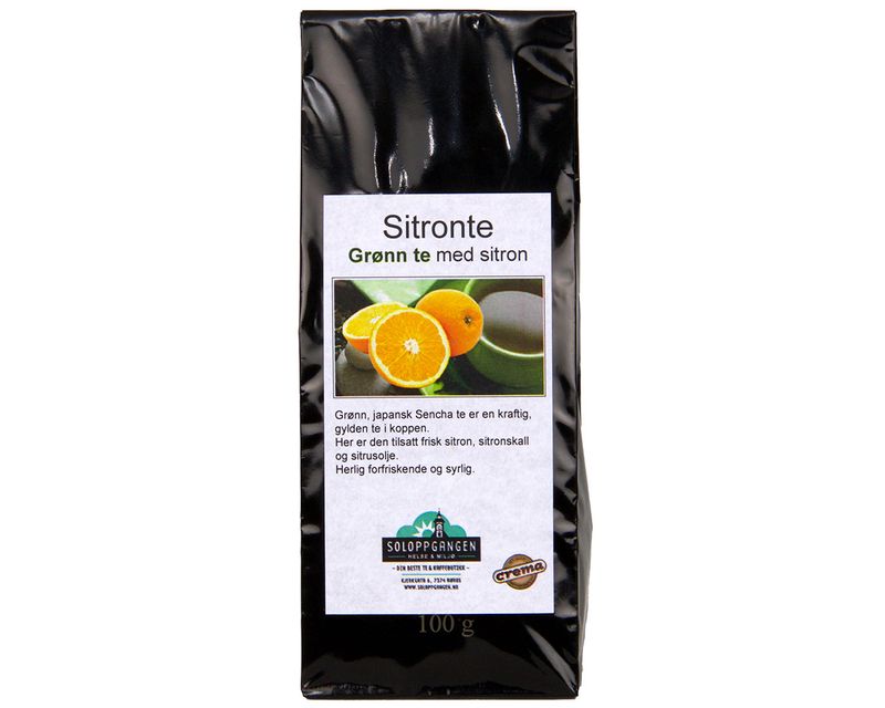 Grønn te sitron 100g
