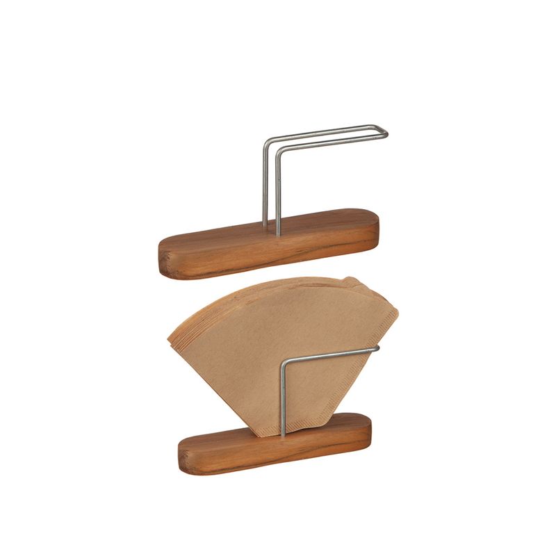 Kaffefilterholder i teak