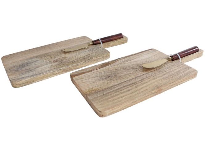 Hovedbilde Ostefat mangotre gull kniv 2ass