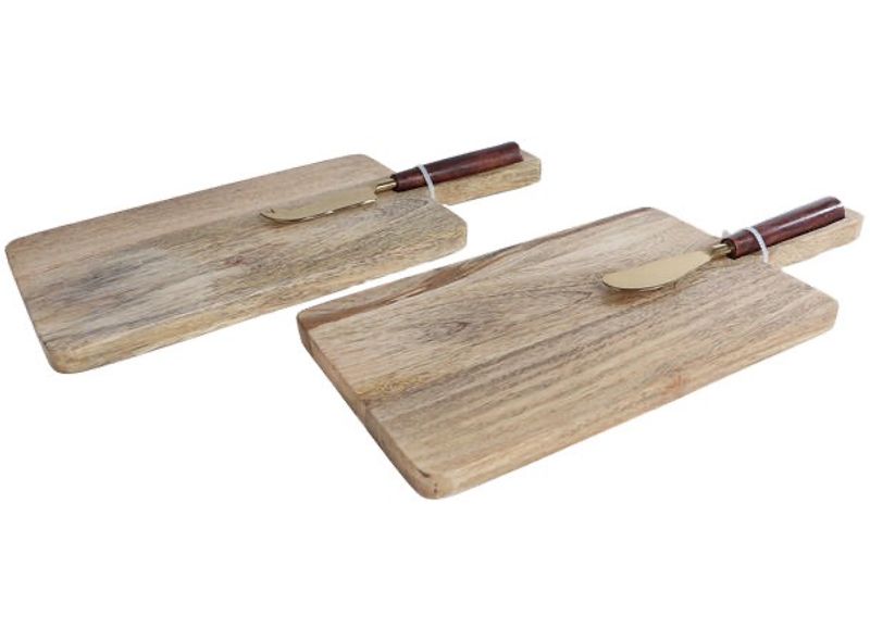 Ostefat mangotre gull kniv 2ass