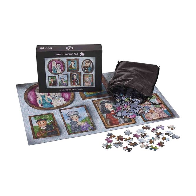 Hovedbilde Puslespill Hund 500 biter - 36 x 50,8 cm 