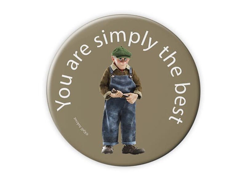 Flåklypa Magnet - You are simply the best 5,6 cm 