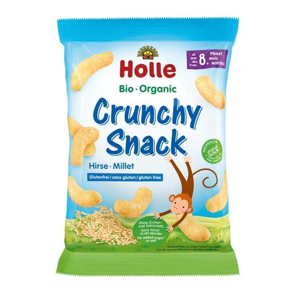 Hovedbilde Holle Puffet Hirse snack 25g