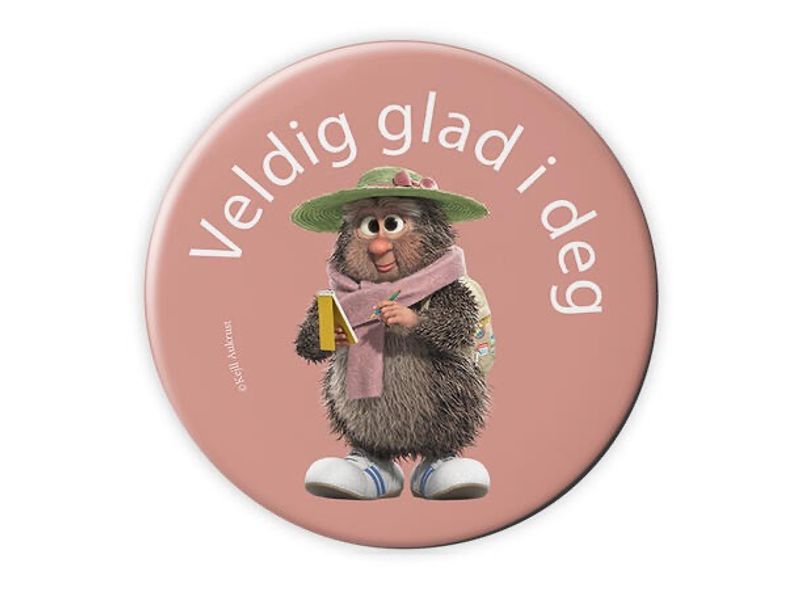 Flåklypa Magnet - Veldig glad i deg