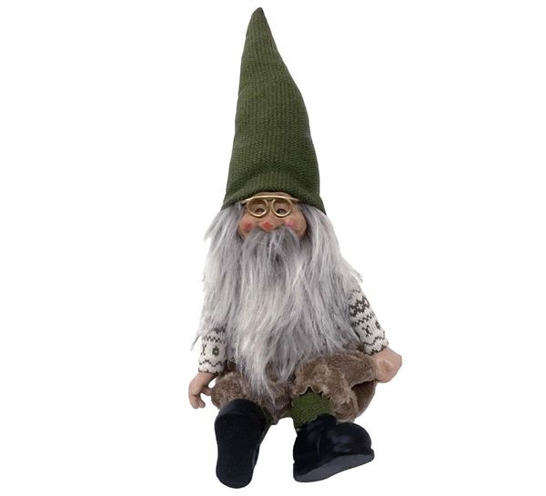 Hovedbilde Brillenisse, mann, grønn, sittende