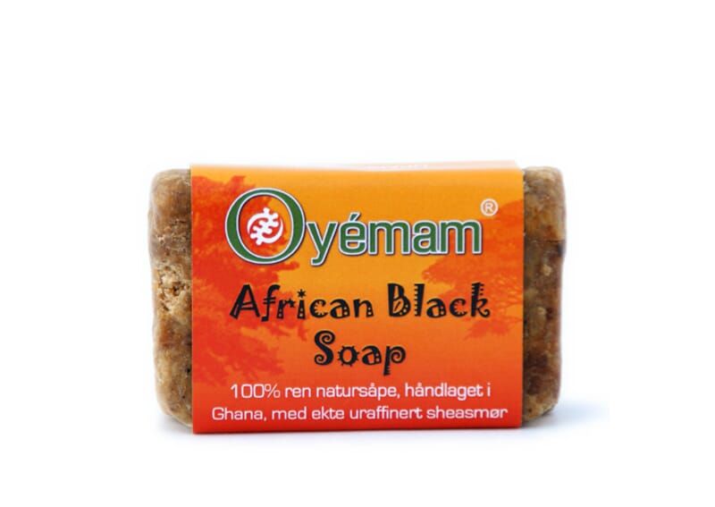 Oyemam african black såpe med sheasmør 120g