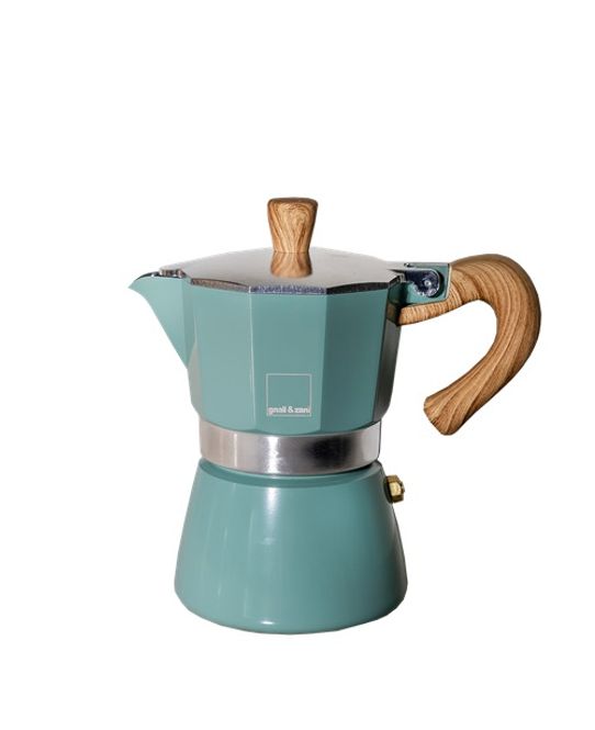Hovedbilde MOKKAKANNE 3-KOPPS - SMOKE GREEN 130ml 