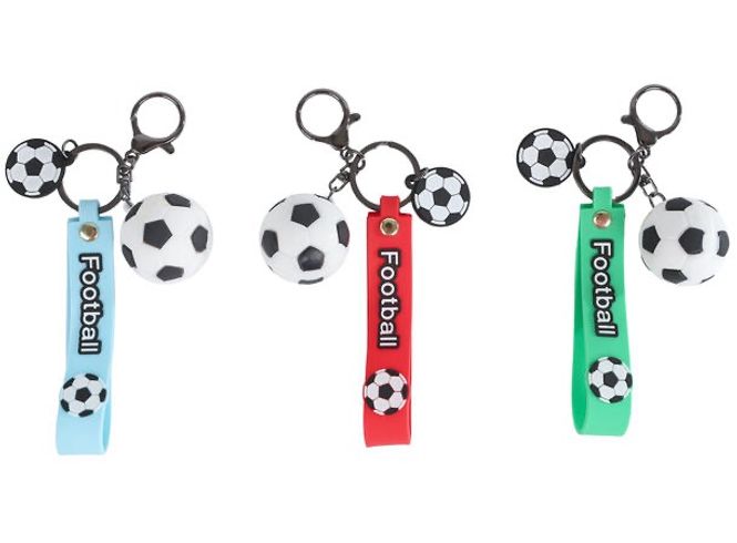 Hovedbilde Nøkkelring Fotball 10cm 3ass