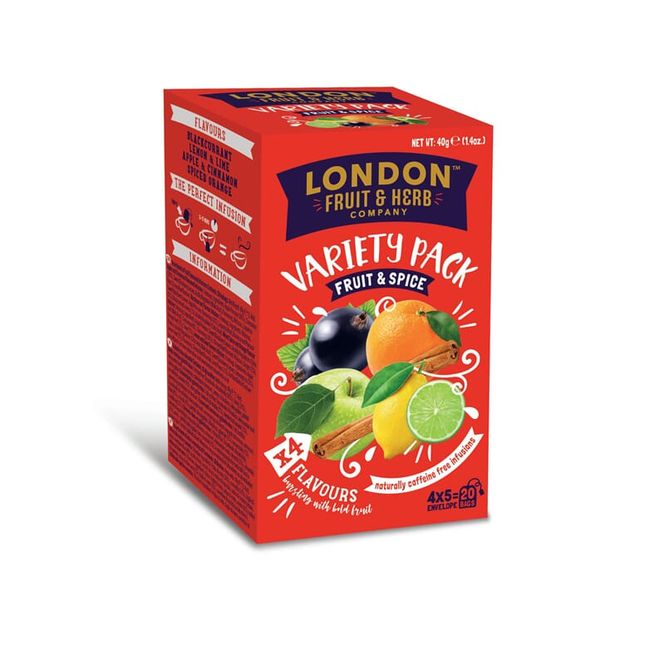 Hovedbilde London Fruit & Herb utvalg frukt & krydderte 20 ...